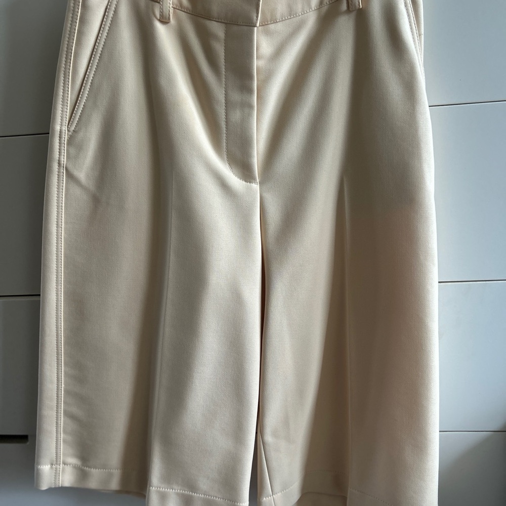 3.1 Phillip Lim Cream Cropped Pants Ankle Length